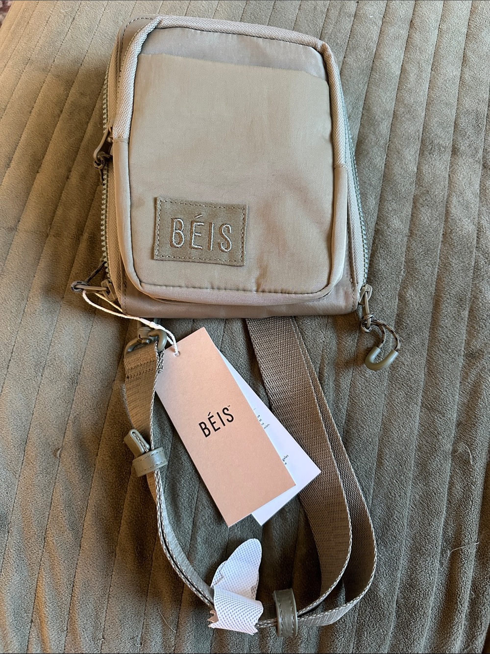 Béis The Sports Sling Olive Crossbody NWT